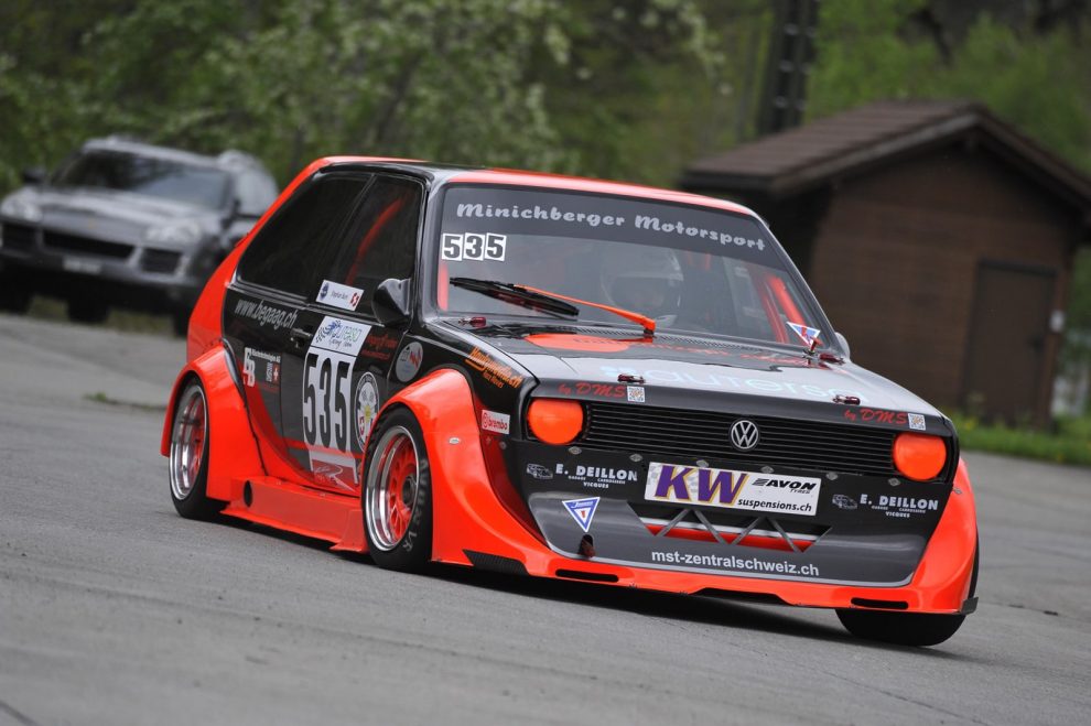 Fastest touring car driver: Stephan Burri made the most of his opportunity and realized the third-fastest overall time on a dry track.