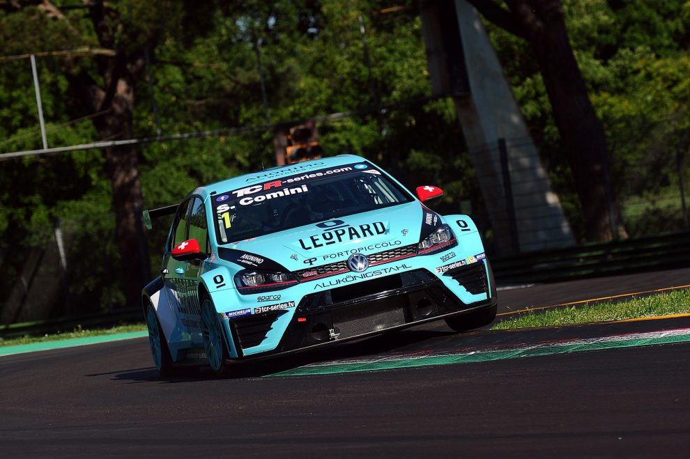 Erster Sieg im VW Golf TCR: Stefano Comini fühlt sich in Imola wie zu Hause und konnte dort das Potenzial seines neuen Autos ausschöpfen. 