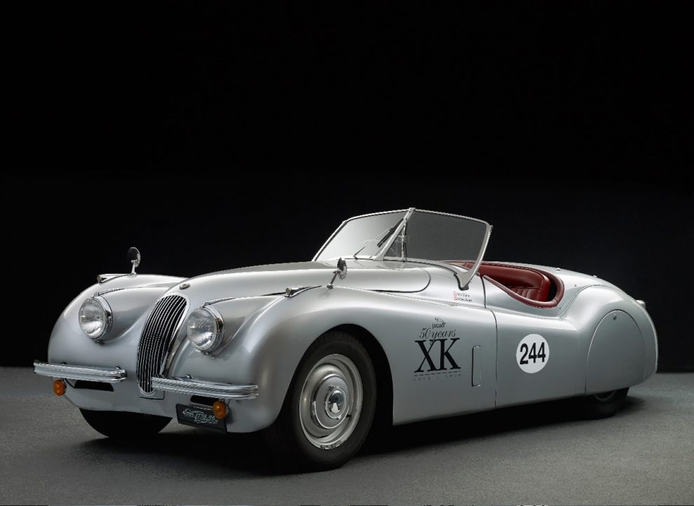 Jewel from the collection of Emil Frey Classic in Safenwil: Jaguar XK 120 from 1951. One of the rare examples still on the road.