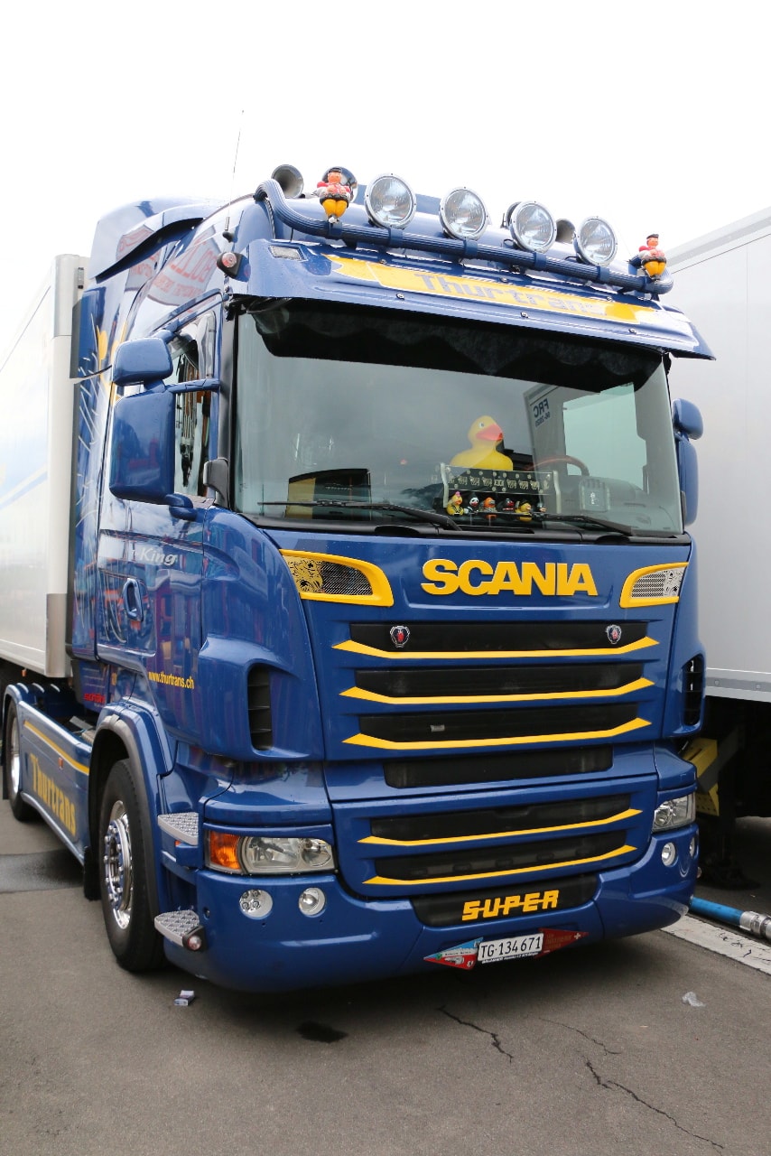 Scania mit Türkenpfeife :D! 