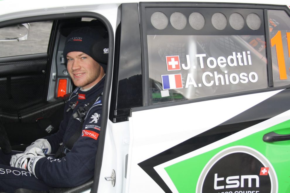 Bestätigung seines Talents: Jérémie Toedtli sass erstmals in einem potenten R5-Fahrzeug und verpasste den zweiten Gesamtrang nach 200 SP-Kilometern nur um 1,2 Sekunden.