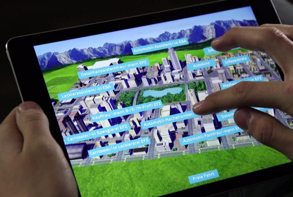 Lehrstellen-App: Bei der Entwicklung haben einige der über 700 Lernenden der AMAG mitgewirkt, welche so Erfahrung in der Programmierung oder auch bei der Vermarktung sammeln konnten.