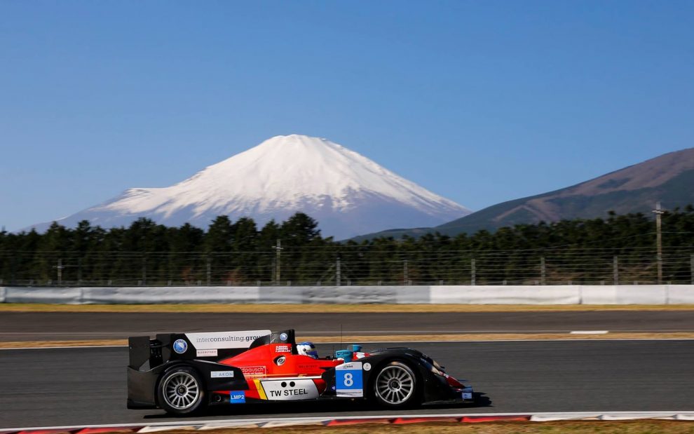 Später Saisonhöhepunkt: Am Fusse des heiligen Mount Fuji fuhr Giorgio Maggi mit dem Oreca LMP2 von Race Performance zum bisher grössten Sieg. 
