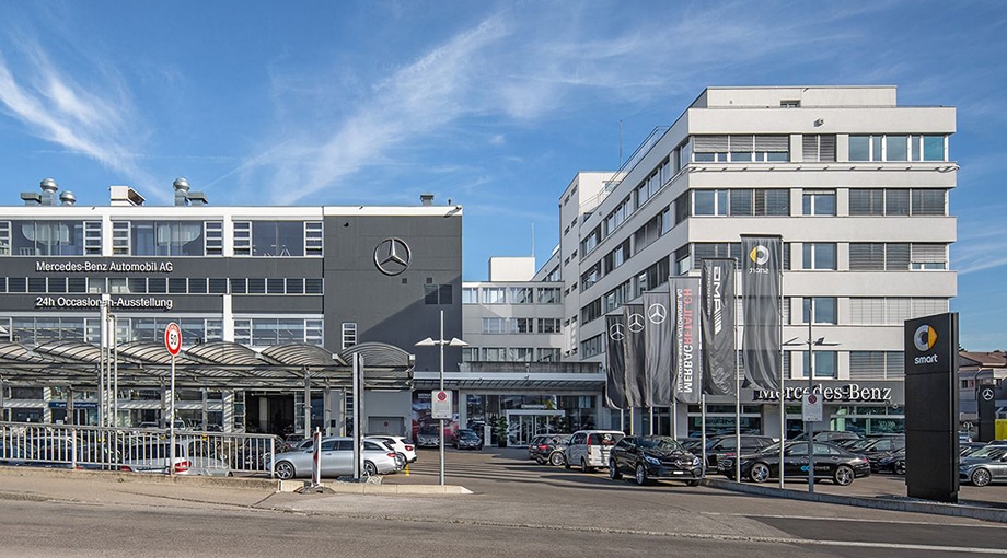 Mercedes-Benz Automobil AG Personenwagen-Zentrum Schlieren an der Zürcherstrasse 109.