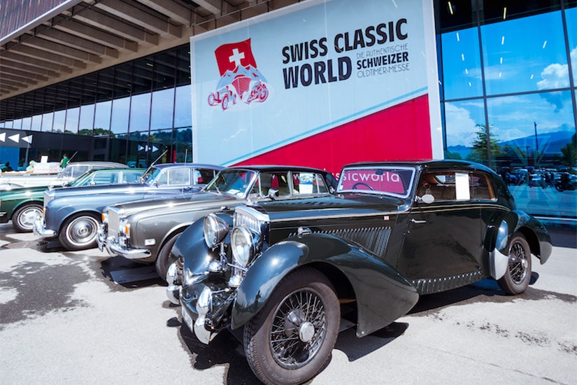 Chiunque sia alla ricerca di pezzi di ricambio o di un veicolo si trova all'indirizzo giusto presso Swiss Classic World sulla Lucerna Allmend.