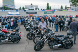 Offene Rennbahn Harley-Davidson