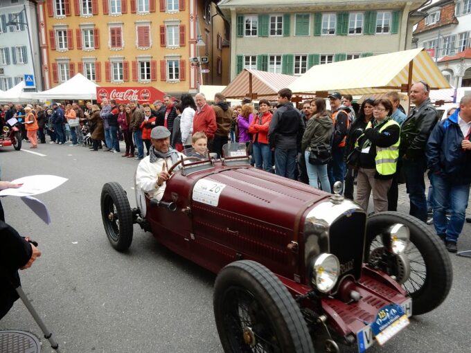 Vintage car in Obwalden