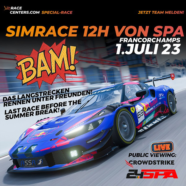 Simrace 12h de Spa