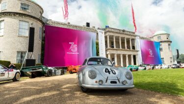 Goodwood Porsche 75 anni