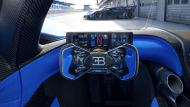 Bugatti Bolide steering wheel