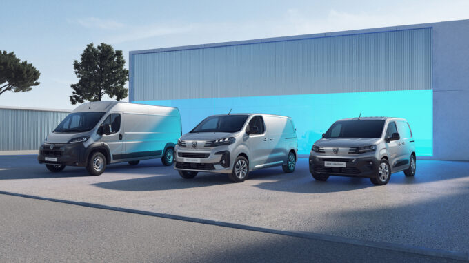 Peugeot electric commercial vehicles