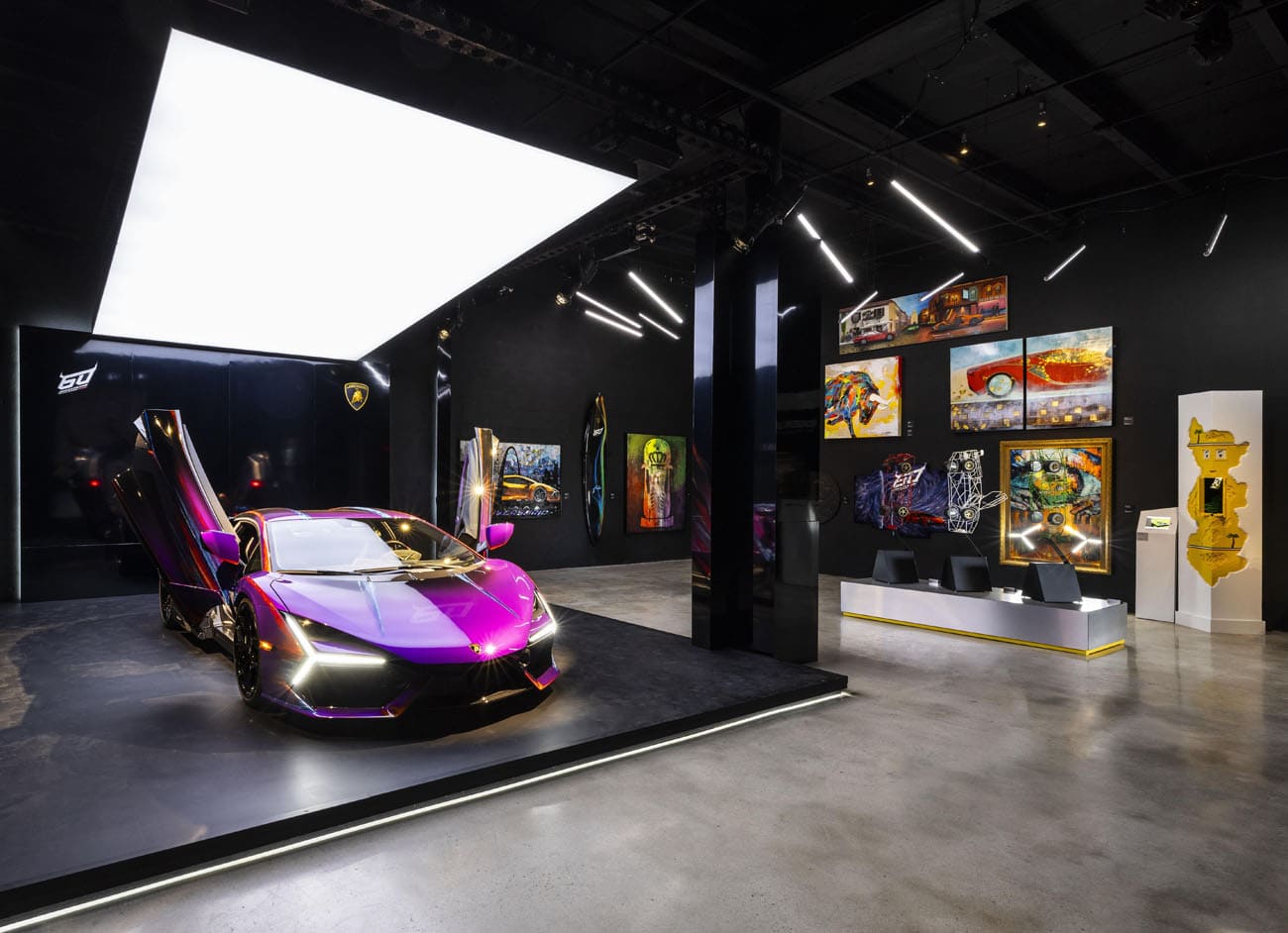 Lamborghini Revuelto Opera Unica als Kunstwerk autosprint.ch