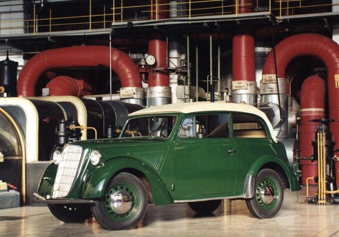 Opel historische und moderne Kleinwagen