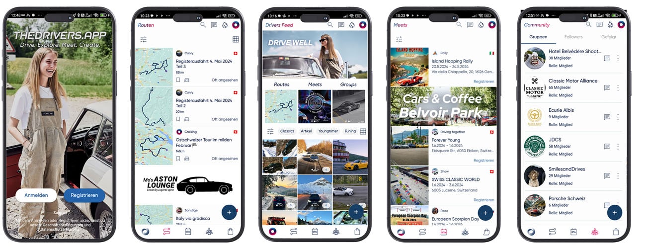 Drivers.app: Meet like-minded people autosprint.ch