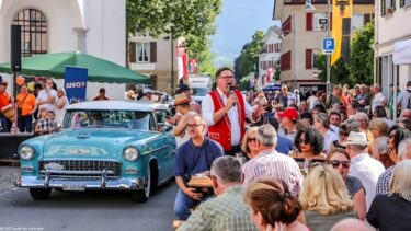 Vintage car in Obwalden